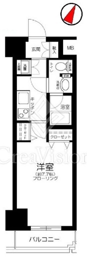 パレステュディオ渋谷本町 11階 間取り図