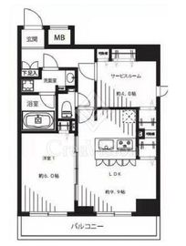 メインステージ入谷2 10階 間取り図