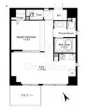 アクシア池袋 8階 間取り図