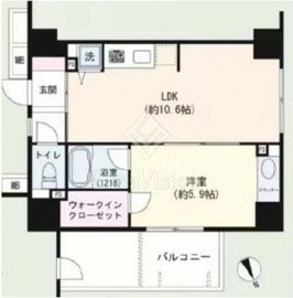 アクシア池袋 6階 間取り図