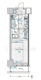 ブライズ亀戸デュエ 5階 間取り図