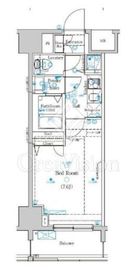 グランシアタワー亀戸 12階 間取り図