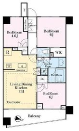 パークナード目黒 5階 間取り図