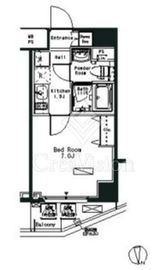 パークアクシス横浜井土ヶ谷 804 間取り図
