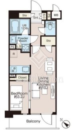 CREATIF三軒茶屋 211 間取り図