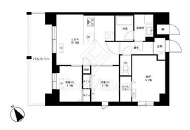 東京マンション 1005 間取り図