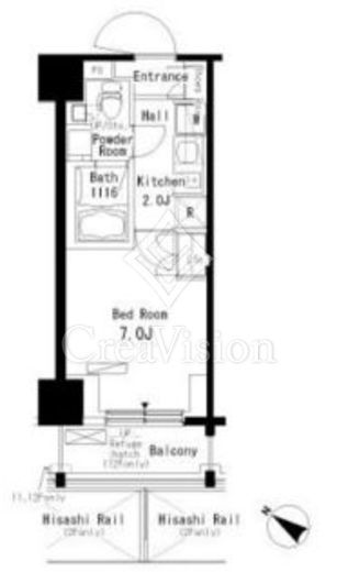 パークアクシス板橋本町弐番館 203 間取り図