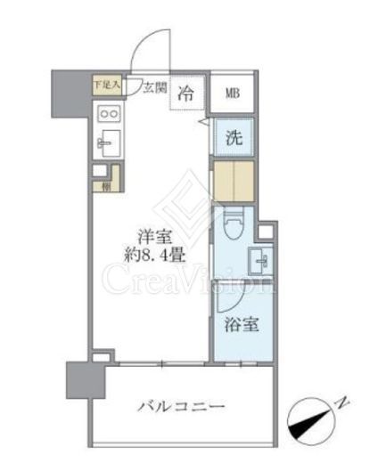カーサ ヴェデュータ 503 間取り図