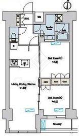 ブリリアイスト池尻大橋 617 間取り図