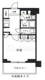 プラウドタワー武蔵小金井クロスイースト 5階 間取り図