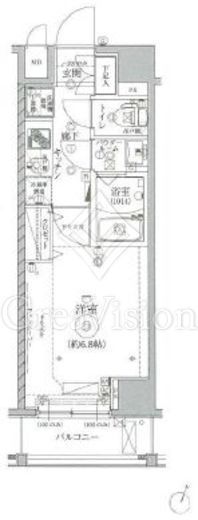 クレイシア戸越公園 1階 間取り図