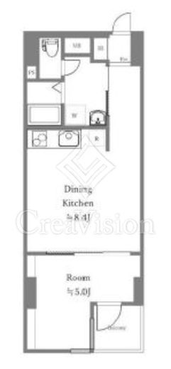 浅草橋グランドハイツ 2階 間取り図