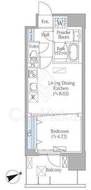 PRIME SQUAREIII 1202 間取り図