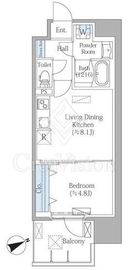 PRIME SQUAREIII 202 間取り図