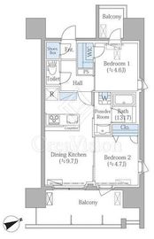 PRIME SQUAREIII 703 間取り図