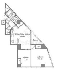 インプルーブ滝野川 701 間取り図