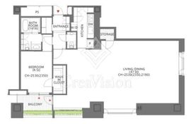 オランダヒルズ森タワーRoP 901 間取り図
