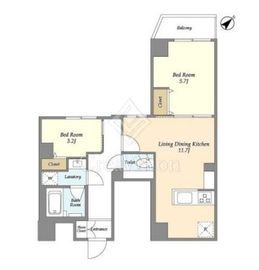 グランカーサ西葛西 601 間取り図