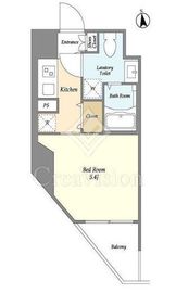コンフォリア・リヴ川崎南幸町 408 間取り図