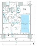 シティタワー綾瀬 12階 間取り図