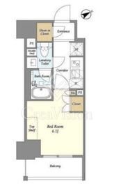テラス横浜鶴見 806 間取り図