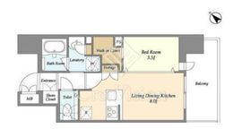 ライトテラス蔵前 602 間取り図