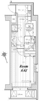 メイクスデザイン三宿 301 間取り図