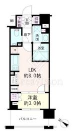 デュオステージ横濱桜木町 6階 間取り図