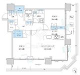 パークシティ柏の葉キャンパス ザ・ゲートタワー ウエスト 2405 間取り図