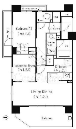 パークアクシス大船 201 間取り図