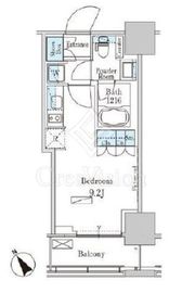 パークアクシス横濱関内SQUARE 9階 間取り図