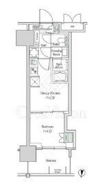 ブルックサイドレジデンス木場 1030 間取り図