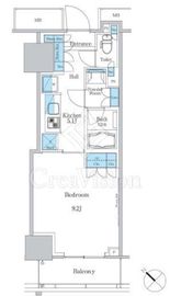 パークアクシス滝野川ラブリーズ 507 間取り図