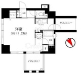 アクシア池袋 9階 間取り図