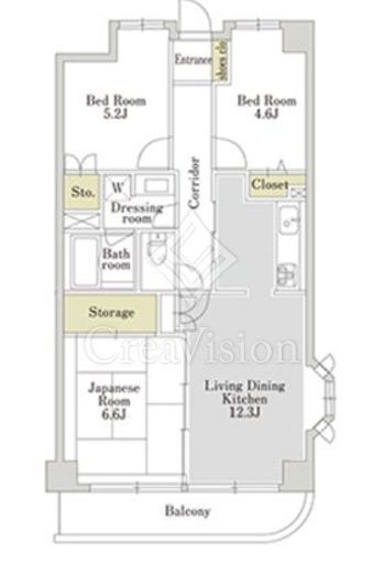 アーバンパーク三ツ池公園 S-410 間取り図