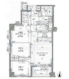 クレッセント池上2 3階 間取り図