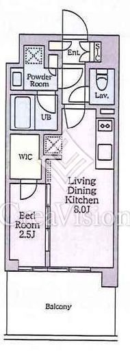 クレストコート東陽町 702 間取り図