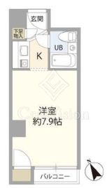 シャルマン築地明石町 2階 間取り図
