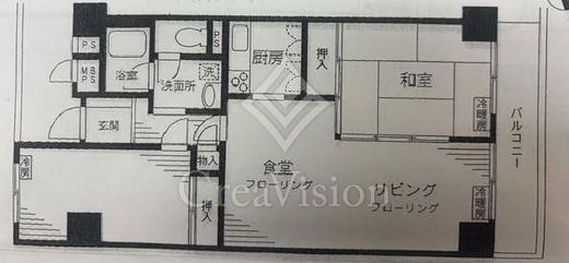 ヴェラハイツ日本橋浜町 11階 間取り図