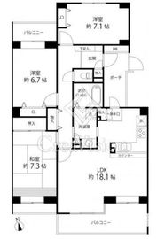 T's garden西寺尾(ティーズガーデン西寺尾) 4階 間取り図