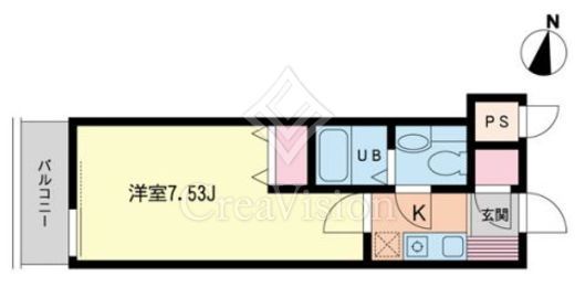 ベレール目黒 105 間取り図