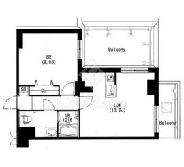 エスティメゾン中野富士見町 310 間取り図