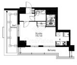 エスティメゾン戸越 701 間取り図