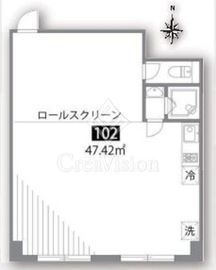 グランヒルズ西新宿 102 間取り図