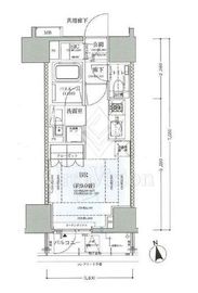 オープンレジデンシア高田馬場 4階 間取り図