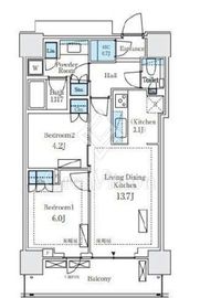 パークシティ中野ザタワーエアーズ 5階 間取り図