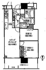 THE TOYOSU TOWER 4階 間取り図