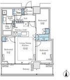 パークシティ中野ザタワーエアーズ 13階 間取り図