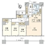 ザ・パークハウス西新宿タワー60 11階 間取り図