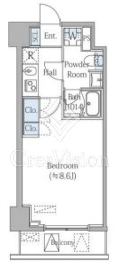 グランジット月島TOKYO BAY 603 間取り図